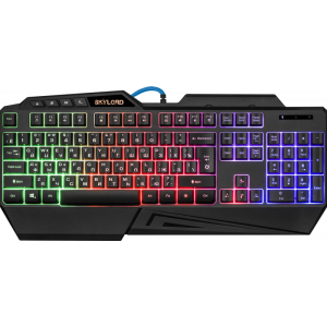 Клавиатура проводная Defender Skylord GK-126DL; USB; Black
