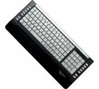 Клавиатура проводная Gembird KB-9630SB-R; USB+PS/2; Black