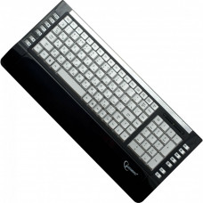 Клавиатура проводная Gembird KB-9630SB-R; USB+PS/2; Black