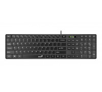 Клавиатура проводная Genius SlimStar 126; USB; Black 