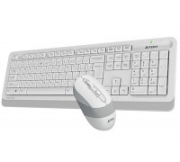 Клавиатура+мышь беспроводная A4Tech FG1010 White/Grey; USB 
