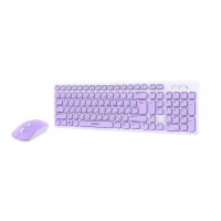 Клавиатура+мышь беспроводная Smart Buy 250288AG-WV; USB; Wireless; White-Violet