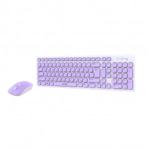 Клавиатура+мышь беспроводная Smart Buy 250288AG-WV; USB; Wireless; White-Violet