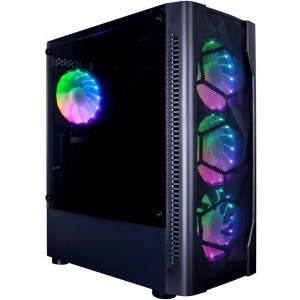 Корпус 1STPLAYER DK-D4 (D4-BK-4G6; Midi-Tower; ATX