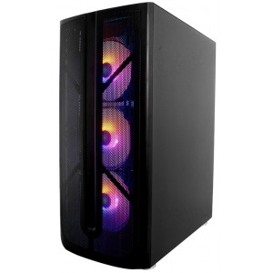 Корпус 1STPLAYER FIREBASE X4 (X4-BK-4F1); Midi-Tower; ATX
