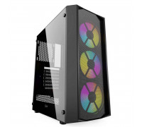 Корпус Powercase Rhombus X3 Mesh LED (CMRMX-L3); Midi-Tower; ATX