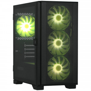 Корпус Montech Air 100 ARGB (AIR100AB); Black; mATX