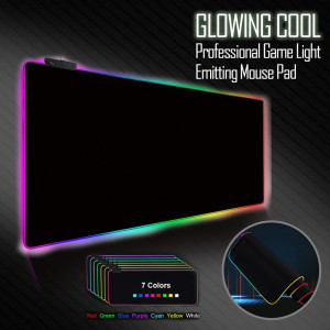 Коврик GLOWING COOL; ткань + резиновая основа;800 х 300 мм; c LED подсветкой