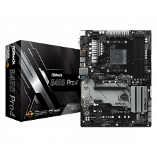 Материнская плата AsRock B450 Pro4; Socket AM4