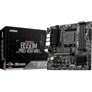 Материнская плата MSI B550M PRO-VDH WIFI; Socket AM4