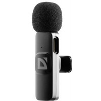 Микрофон Defender Talky-137 (64137); прищепка; Black