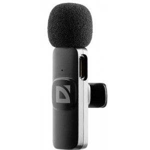 Микрофон Defender Talky-137 (64137); прищепка; Black