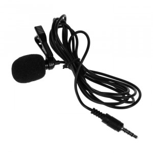 Микрофон MIC-8827; (на прищепке); Black