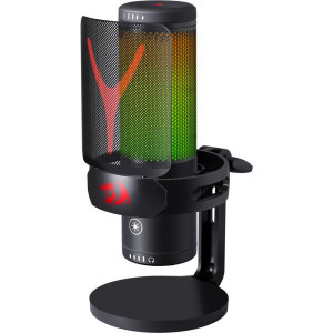 Микрофон Redragon Fenris GM301 (72230); USB; 45 дБ; RGB-подсветка