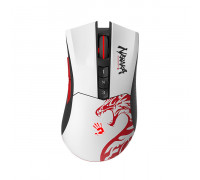 Мышь беспроводная A4Tech Bloody R90 Plus Naraka; USB; Wireless; White