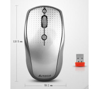 Мышь беспроводная A4Tech HOLELESS G9-110H; USB; Wireless; White