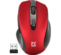 Мышь беспроводная Defender  Prime MB-053 Wireless; бесшумная; USB; Red