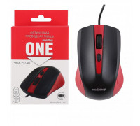 Мышь проводная Smartbuy ONE SBM-352-RK; USB; Black&Red 