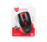 Мышь беспроводная Smartbuy ONE SBM-352AG-RK; Wireless; USB; Black&Red