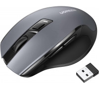 Мышь беспроводная Ugreen MU006 (90855); 4000dpi; Wireless; Bluetooth, USB; Black