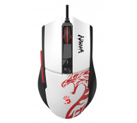 Мышь проводная A4Tech Bloody L65 Max Naraka; White