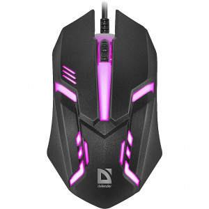 Мышь проводная Defender MB-560L; USB; Black