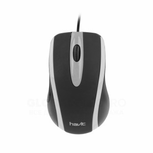 Мышь проводная Havit HV-MS753; USB; Black&Grey