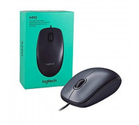 Мышь проводная Logitech M90; USB; 1000 dpi; Black 