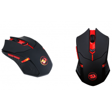 Мышь проводная Redragon; USB; 3200dpi; Black/Red  M601BA oem