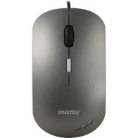 Мышь проводная Smartbuy SBM-288-G; USB; Gray; Бесшумная