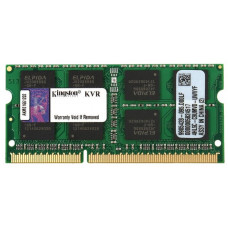 Оперативная память DDR3 SDRAM SODIMM 4Gb PC3-10600 (1333); Kingston (KVR16S09S8/4); DDR3; 1333MHz; 16Chip 1,5v