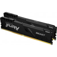 Оперативная память DDR4 16Gb (2х8GB) PC4-28800Mb/s (3600MHz) Kingston Fury Beast  Black 