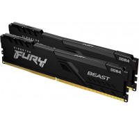 Оперативная память DDR4 32Gb (2х16Gb) PC4-25600Mb/s (3200MHz); Kingston Fury Beast Black  (KF432C16BBK2/32)
