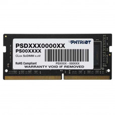 Оперативная память DDR4 SDRAM SODIMM 4Gb PC4-21300 (2666); Patriot (PSD44G266681S)