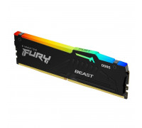 Оперативная память DDR5 16Gb 5200MHz Kingston FURY Beast Black RGB
