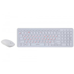 Клавиатура+мышь беспроводная Perfeo  "UNION" (PF_B4899); USB; White