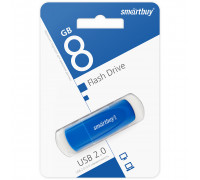 Flash-память Smart Buy Scout series; 8Gb; USB 2.0; Blue