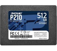 SSD 512.0 Gb; Patriot P210; 460Мб/с - 530Mб/с; 2.5" SATAIII 3D TLC (P210S512G25)