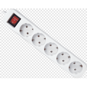 Сетевой фильтр 6 евро-розеток; Defender DFS 153; 3,0 м; White