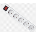 Сетевой фильтр 6 евро-розеток; Defender DFS 153; 3,0 м; White