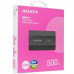 Внешний SSD ADATA SD810 512Gb [SD810-500G-CBK]; 1.8"; USB 3.2 Gen 2x2 Type-C; Black
