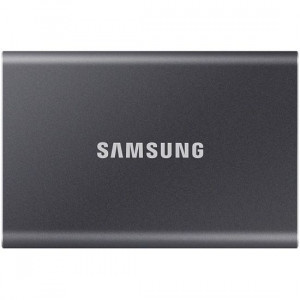Внешний SSD Samsung T7 1000Gb (MU-PC1T0T/WW); 1.8"; USB 3.2 Gen 2x2 Type-C; Gray