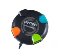 USB разветвитель (HUB) Perfeo PF-VI-H020; USB 2.0; 4 порта 