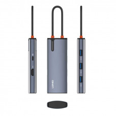 USB разветвители (HUB) HUB USB 5 In 1; 3 порта USB 3.0; TypeC с PD 100W; HDMI; LDNIO (DS-15H) 
