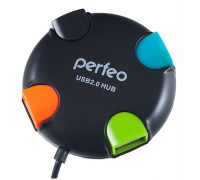 USB разветвители (HUB) Perfeo PF-VI-H020; USB 2.0; 4 порта 
