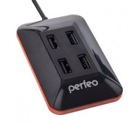 USB разветвители (HUB) Perfeo PF-VI-H028; USB 2.0; 4 порта (PF_A4783)
