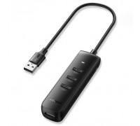 USB разветвители (HUB) UGREEN CM416 (10915); USB 3.0; 4 порта+USB-C Power; кабель 0.25м
