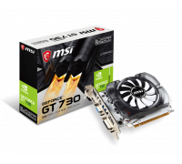Видеокарта nVidia GeForce GT 730 2Gb; MSI  