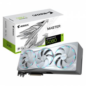 Видеокарта nVidia GeForce RTX 5080 Gigabyte AORUS MASTER ICE16Gb (GV-N5080AORUSM ICE-16GD)