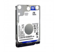 Жесткий диск SATAIII 2000.0 Gb; Western Digital Blue Mobile; 128Mb cache; 5400 rpm; 2.5" (WD20SPZX)